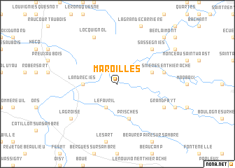 map of Maroilles