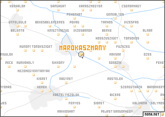 map of Marókászmány