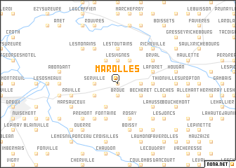 map of Marolles