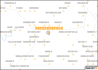 map of Maromanaraka