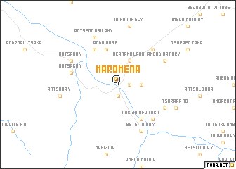 map of Maromena