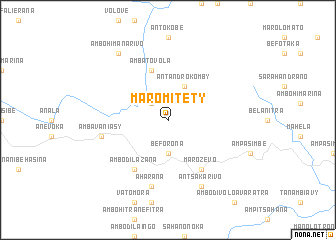 map of Maromitety