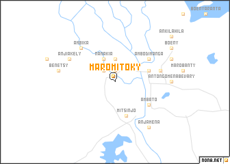 map of Maromitoky