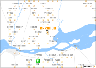 map of Marondu