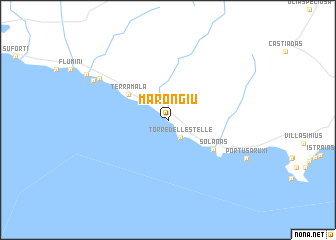 map of Marongiu