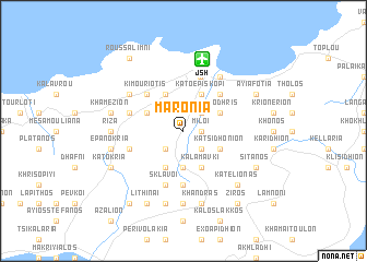 map of Maronía