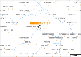 map of Marosakaiza