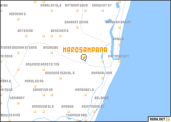 map of Marosampana