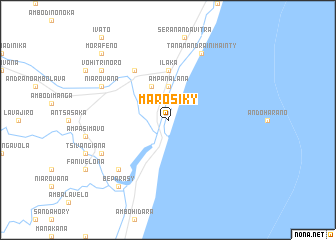 map of Marosiky