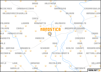 map of Marostica