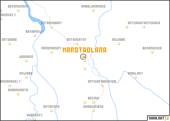 map of Marotaolana