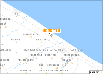 map of Marotta