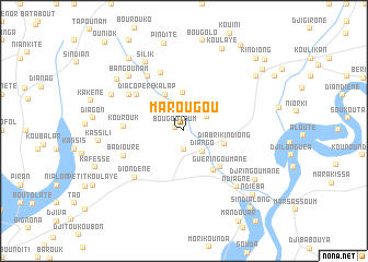 map of Marougou