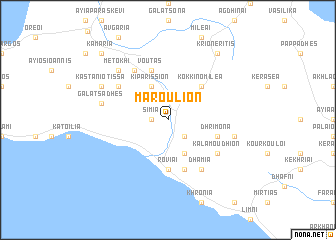 map of Maroúlion