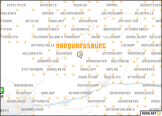 map of Marquardsburg