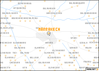 map of Marrakech