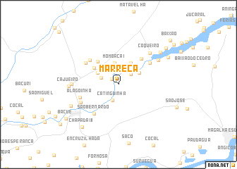 map of Marreca