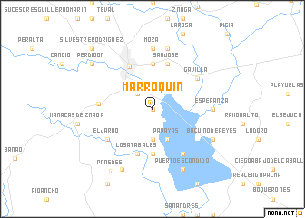 map of Marroquín