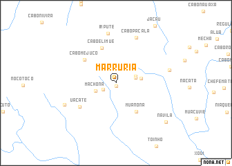 map of Marruria