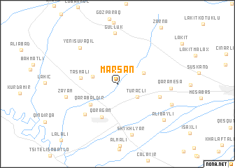 map of Marsan