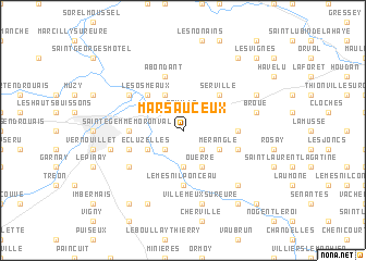 map of Marsauceux