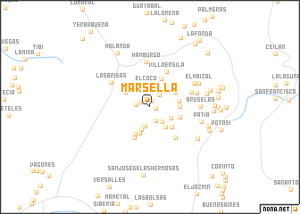 map of Marsella