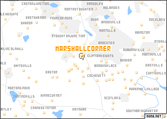 map of Marshall Corner