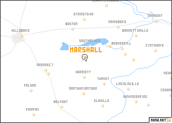 map of Marshall