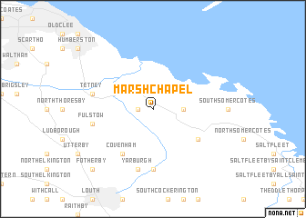 map of Marsh Chapel