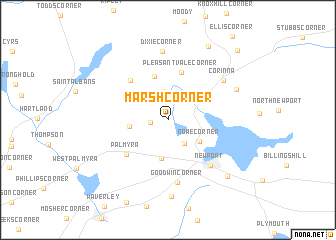 map of Marsh Corner