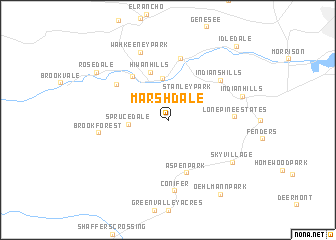 map of Marshdale