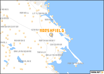 map of Marshfield