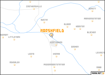 map of Marshfield