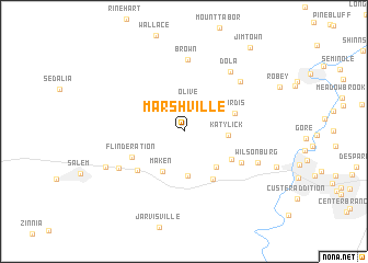 map of Marshville