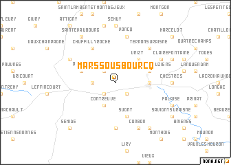 map of Mars-sous-Bourcq