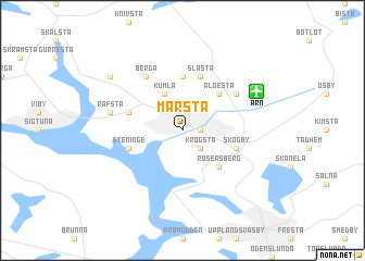 map of Märsta