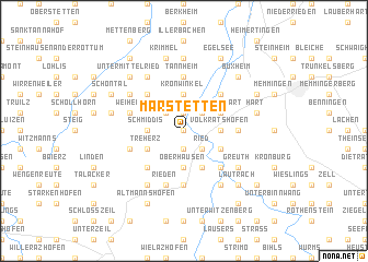 map of Marstetten