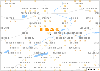 map of Marszewo