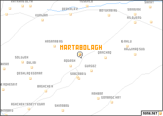 map of Marta‘ Bolāgh
