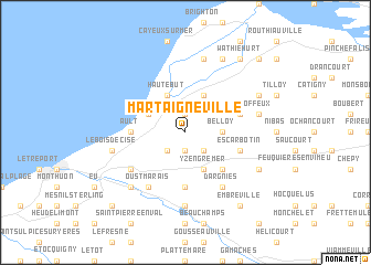 map of Martaigneville