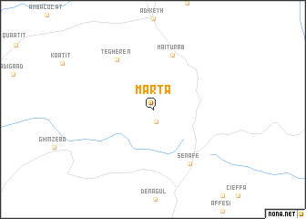 map of Marta