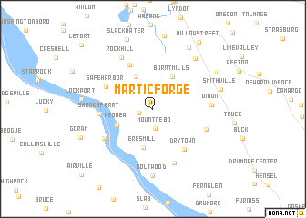 map of Martic Forge