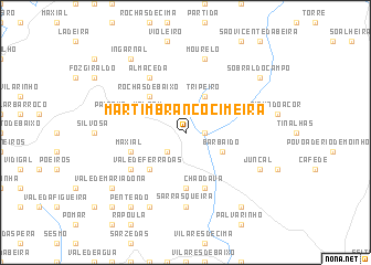 map of Martim Branco Cimeira