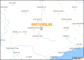 map of Martina Olba