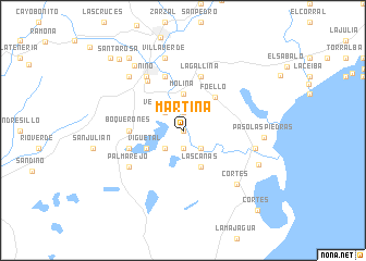 map of Martina