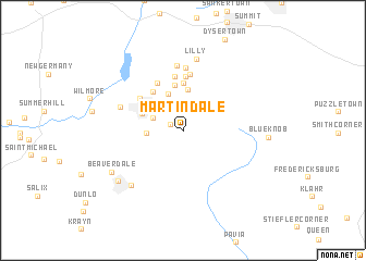 map of Martindale