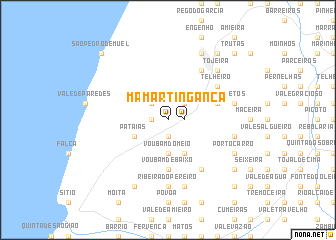 map of Martingança