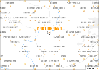 map of Martinhagen