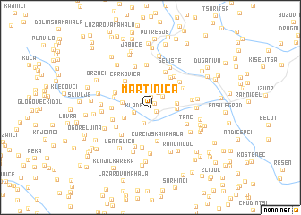 map of Martinica