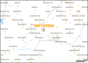 map of Martinroda